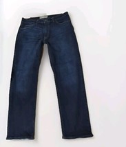 True CraftJeans Mens 36x32 (Actually 36x31) Blue  Straight Dark Wash Rel... - $15.83