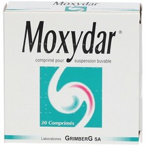 Moxydar Antacid Solution - By Grimberg - Pack Of 30 Dissolving Tablets - $14.99