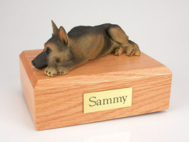 German Shepherd Tan/Black Pet Funeral Cremation Urn Avail. 3 Diff Colors 4 Sizes - £135.57 GBP+