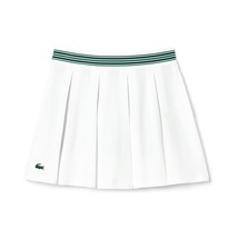 Lacoste Pleated Skirt JF0990-54G 7WJ Women&#39;s Tennis Skirt Sportswear Whi... - $144.42