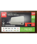 One For All Suburban Amplified Indoor Digital TV Antenna White Fabric New! - $48.70 CAD