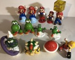 Super Mario Brothers Figures Lot Of 13 T3 - $12.86