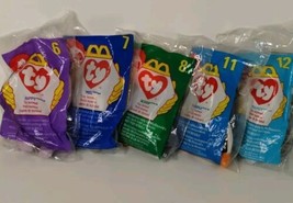 Ty Teenie Beanie Babies 1998 McDonald&#39;s- Set of 5 in Original Sealed Bags - $15.83