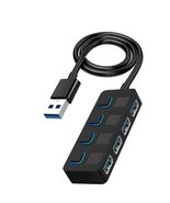 4-port Usb 3.0 Hub Data Usb Splitter Laptop Adapter for Windows 10/8/7 V... - $19.52