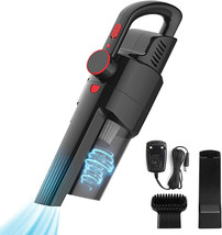 Handheld Vacuum, Cyclone Cordless Hand Vacuum Cleaner Powered by Li-ion Battery - £23.19 GBP