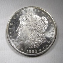 1883-O VAM-39 Silver Morgan Dollar Ch Unc Pl Coin AN517 - £115.73 GBP