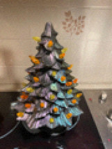 Halloween Ceramic Tree, small 11 1/2” DocHoliday - £156.48 GBP