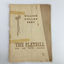 1946 Playbill Alvin Theatre Mitzi Green, Joan McCracken in Billion Dolla... - $14.20