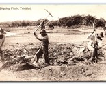Digging Pitch Davidson &amp; Todd Trinidad BWI UNP DB Postcard P18 - $7.97
