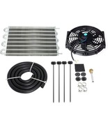 MAGQOO 8 Row Tube and Fin Transmission Cooler High Performance Aluminium... - $118.44