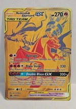 2021 Pokemon Reshiram &amp; Charizard GX Tag Team SM247 Black Star Promo - $39.59