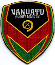 Vanuatu IRL National Rugby Union Team IRB Badge Iron On Embroidered Patch - €8,51 EUR+