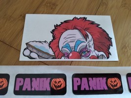Bam Horror Killer Klowns From Outer Space Peeker Sticker by Artist Birdy - £7.97 GBP