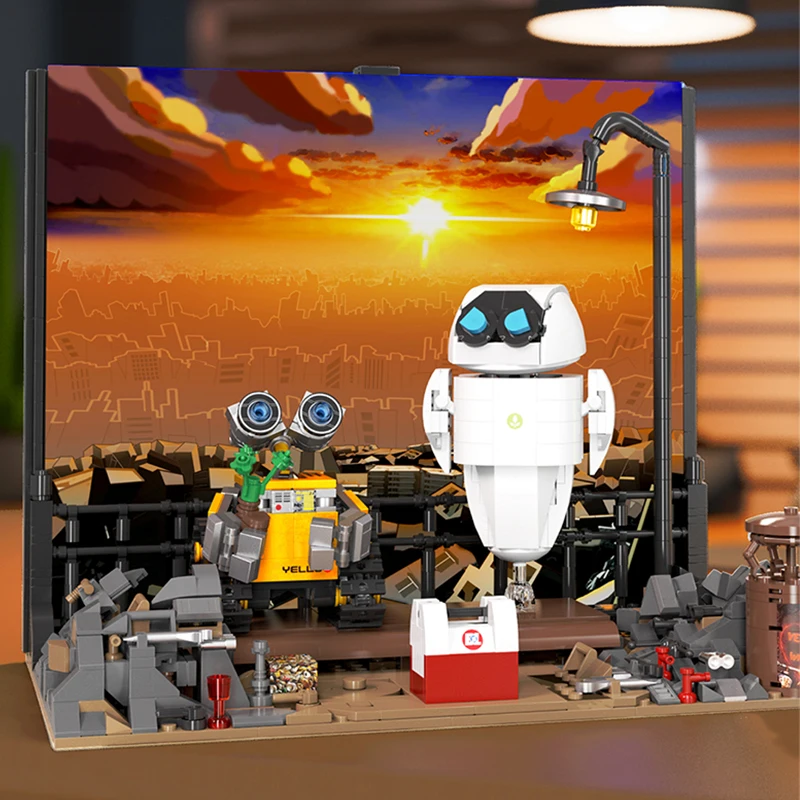 NEW Disney Wall-E MOC Bricks Dolls Classic Movie Building Blocks WALL E Robot - £40.26 GBP