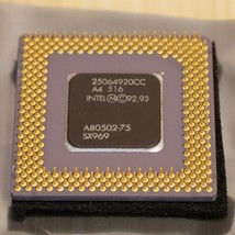 Intel Pentium A80502-75 75MHz SX969 CPU Processor Tested &amp; Working 06 - £14.69 GBP