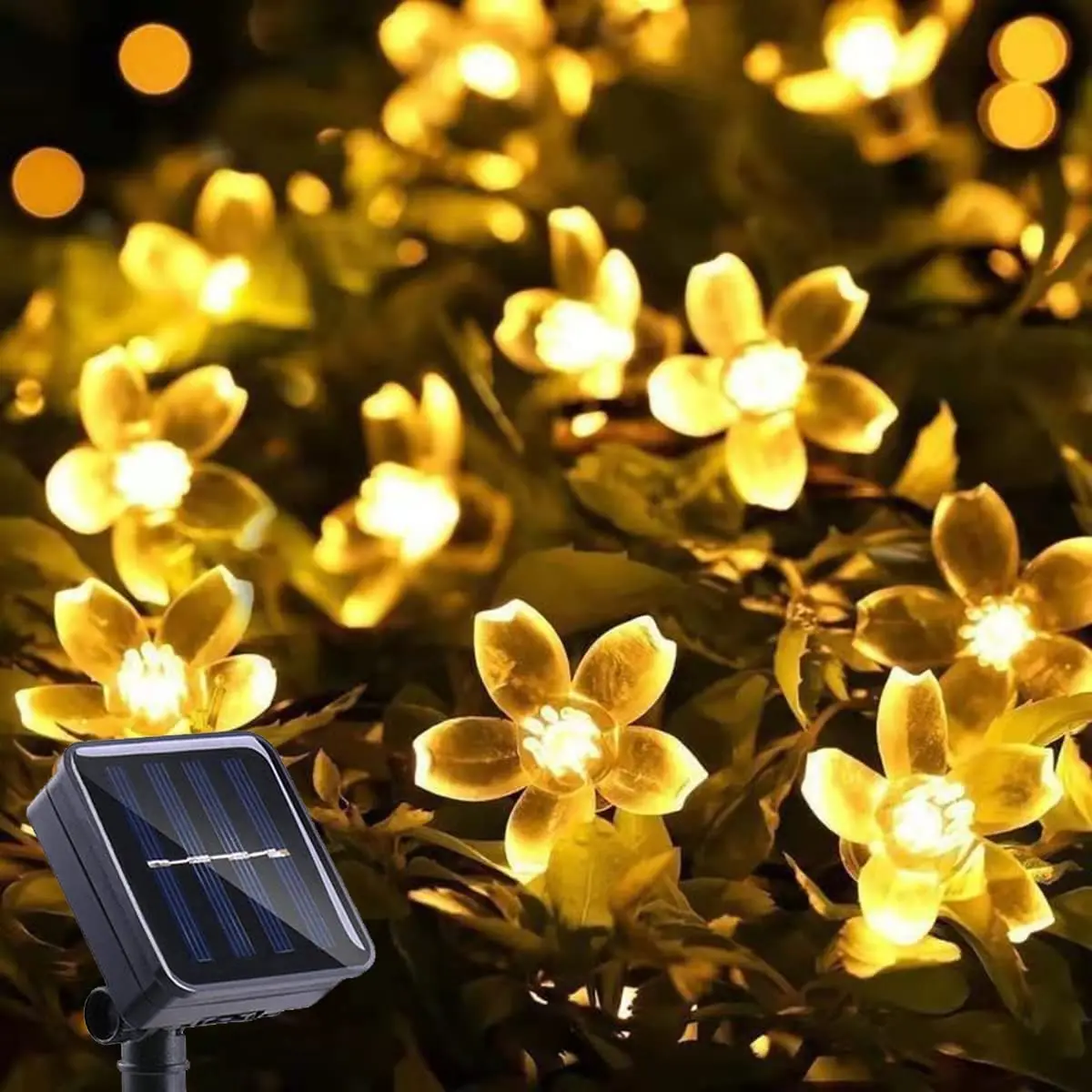 D solar garden light outdoor garland christmas string fairy lights solar power lamp for thumb200