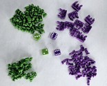 Lot of 94 Plants vs Zombies Risk Game Pieces Peashooters &amp; Zombie Mobs - £11.35 GBP