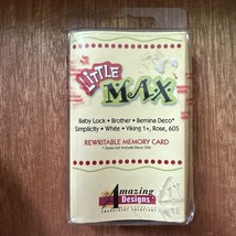 Amazing Designs Little Max Rewriteable Embroidery Memory Card New In Box - $1,095.01 MXN
