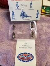 The Americana Pewter Collection Miniature Figurines 1992 ~ missing one p... - £7.91 GBP