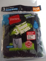 Hanes Boys' 3-Pack Comfort Soft Boxer Briefs tagless Long Leg S M 10-12 NIP 6355 - £6.99 GBP