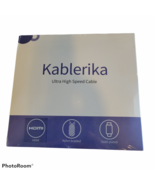 Kablerika 4k Ultra High Speed Cable HDMI Nylon Braided Gold Plated - £8.00 GBP