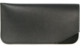 NEW Soft Eyeglasses Glasses Black Case Pouch With Cleaning Cloth Size: 1... - $5.94