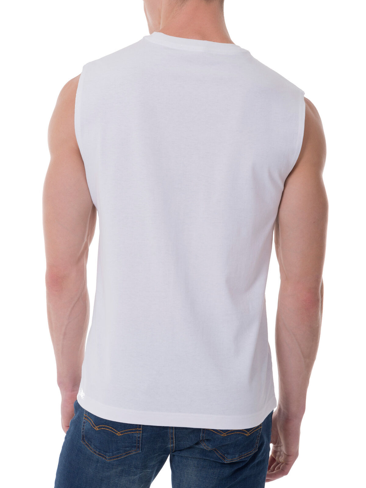 Way to Celebrate Men's American BBQ Sleeveless T-shirt Size 3XL/3XG 54-56 White Item image 3