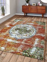 Glitzy Rugs UBSM00044M0140A18 10 x 13 ft. Machine Woven Heatset Polypropylene Or - £356.86 GBP