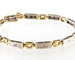 4.3mm Women&#39;s Bracelet 14kt Yellow and White Gold 374870 - £811.15 GBP