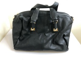 Satchel Women&#39;s Shoulder Bag Faux Leather Black - £7.50 GBP