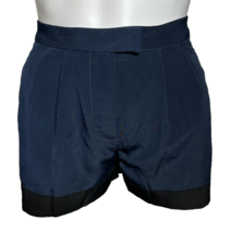 New BCBGeneration Womens Small 2 Blue Pleated Shorts - $11.51