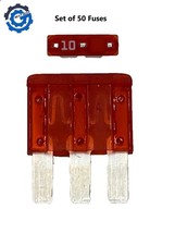 0337010.Px2S NEW Micro3 Blade Fuse Red 10A 32V Time Delay 50 Pack - £18.32 GBP