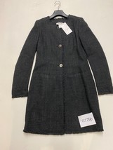 Rick Cardona @ Kaleidoscope Lungo Cappotto IN Nero UK 8 (ccc186) - £26.65 GBP