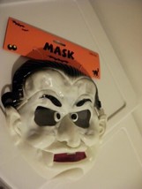 New Halloween Mask One Size Frankenstein Monster White Black - £4.64 GBP