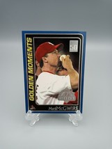 2001 Topps #377 Mark McGwire GM Golden Moments - £2.23 GBP
