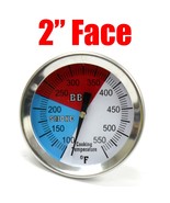 2&quot; Temperature Gauge Thermometer for Barbecue BBQ Grill Smoker Pit Therm... - $7.49