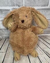Russ Berrie Flopsalots tan brown plush floppy bunny rabbit beanbag stuff... - $19.79