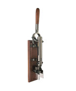 BOJ Professional Wine Opener Black Nickeled, Sapele-Backed Wall Mounted ... - $625.00