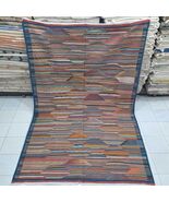 Mkhrebek Kilim Rug  Reversible Wool Tribal Area Rug (192cm/292cm) - $1,600.00