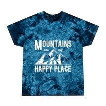 Groovy Tie-Dye Tee: Crystal Mountains - Uniquely Expressive and Comfortable for  - £21.40 GBP+