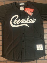 CRENSHAW Nipsey Hussle Headgear Classics Black Baseball Jersey ~Never Worn - £48.91 GBP+