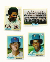 4 1978 Topps Baseball New York Mets Ex+++ Team Card Check List - £2.71 GBP