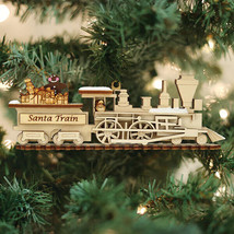 Old World Christmas Ginger Cottages Santa Train Christmas Ornament 80008 / GC108 - £17.97 GBP