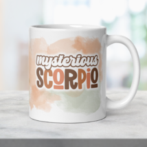 Scorpio Zodiac Boho Coffee Mug Ceramic Constellation Astrology Birthday ... - $18.50