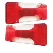 2x Rear Tail Light Lamp Lenses for Iveco Daily Tipper Chassis Cab Van 20... - £21.84 GBP