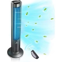 115° Oscillating Modern Tower Fan for Bedroom, 43&#39;&#39; Standing Fan with Re... - $101.31
