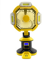 Q-Beam Cyclone Combination Rechargeable LED Worklight &amp; Fan - £70.81 GBP