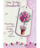 Happy Birthday Grandmother - Birthday Greeting Card - 01384 - $2.79