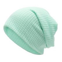 Women Fashion Knit Slouchy Beanie Hat Thin Stretch Skull Caps (Solid Min... - £23.48 GBP