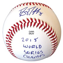Danny Duffy Kansas City Royals Signed Baseball 2015 World Series Auto Proof COA - £63.95 GBP